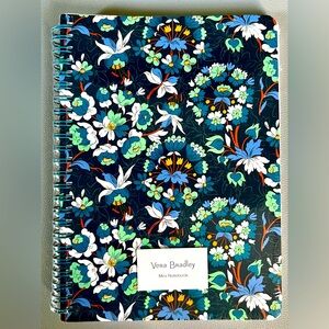 NEW Vera Bradley small spiral notebook - retired blue floral (still in plastic)